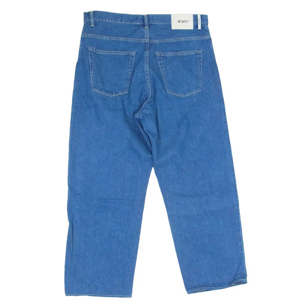 WTAPS ダブルタップス 22AW 222WVDT-PTM08 BLUES STRAIGHT TROUSERS INDIGO ストレート デニム パンツ ジーンズ インディゴブルー系 X 04【中古】