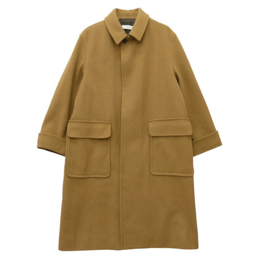 GRAPHPAPER グラフペーパー GM184-10511B Cashmere Long Coat ウール カシミヤ混 ロング コート ベージュ系 2【中古】