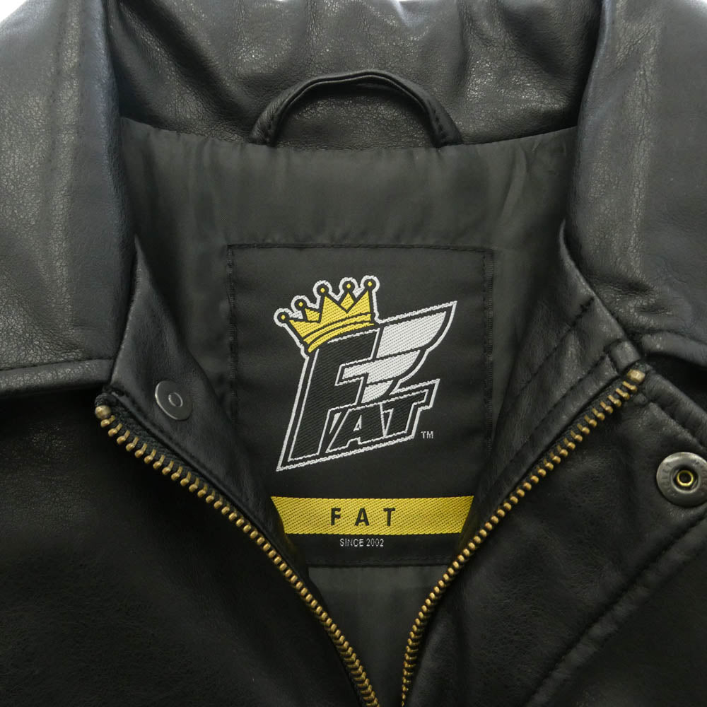 FAT エフエーティー F32220-JK10-AB F.A.T. QUEENS JACKET クイーンズ ジャケット フェイクレザージャケット ブラック系 FAT【中古】