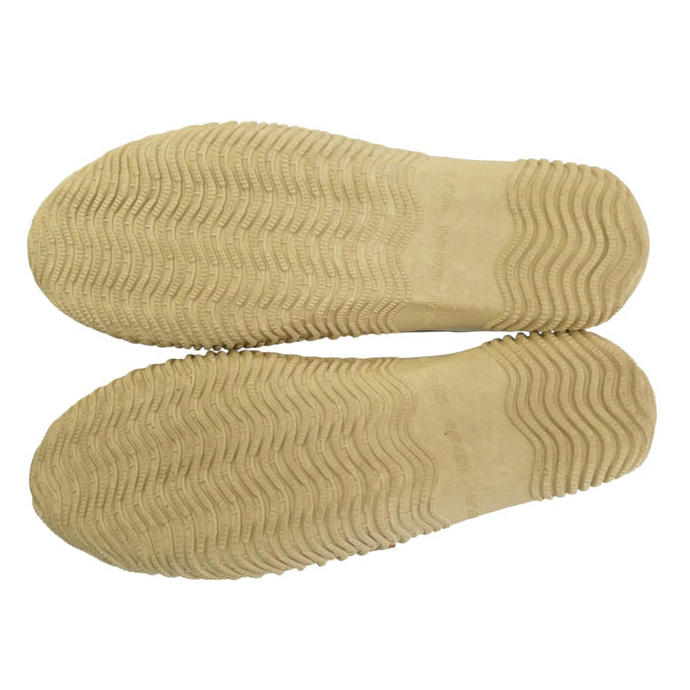 SPINGLE MOVE スピングルムーブ レザー ローカット スニーカー モスグリーン系 L【美品】【中古】