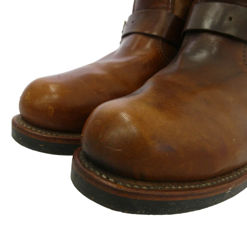 Chippewa チペワ 1901M12 黒タグ 復刻 ENGINEER BOOTS 7インチ エンジニアブーツ ブラウン系 25.5cm【中古】