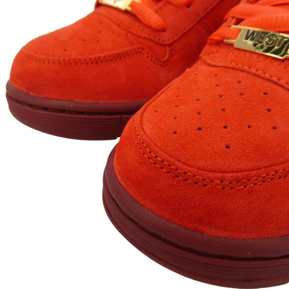 NIKE ナイキ IQ5648-600 SB x Paul Rodriguez ポール・ロドリゲス P-Rod 1 スエード ローカット スニーカー レッド系 ゴールド系 27.5cm【極上美品】【中古】