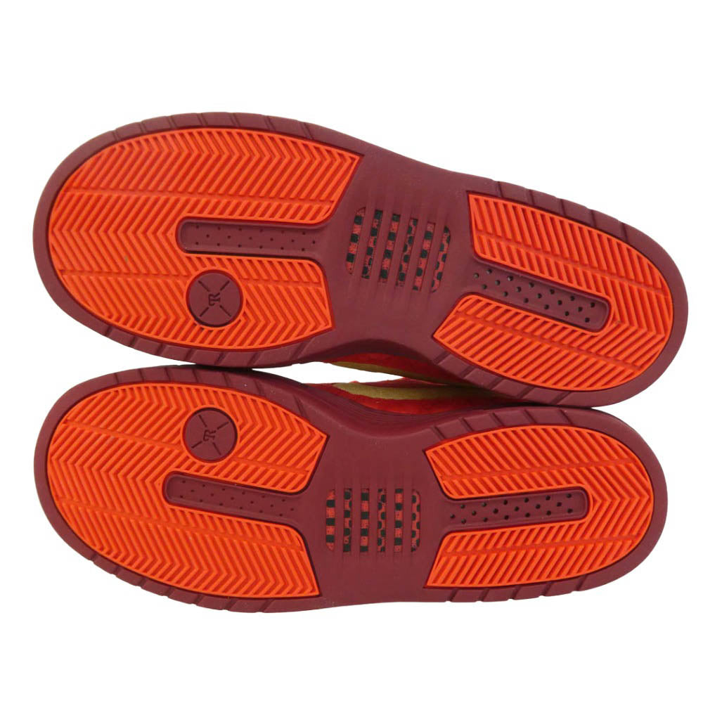NIKE ナイキ IQ5648-600 SB x Paul Rodriguez ポール・ロドリゲス P-Rod 1 スエード ローカット スニーカー レッド系 ゴールド系 27.5cm【極上美品】【中古】
