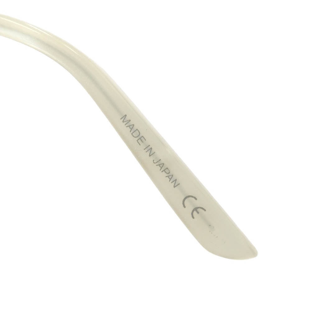 GUCCI グッチ GG0242S ティアドロップ アビエーター メガネ 眼鏡 アイウェア シルバー系 ホワイト系 59□15-145【中古】