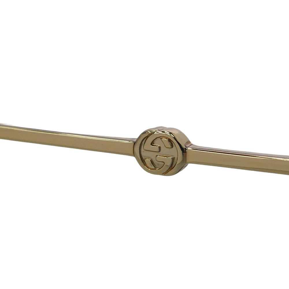 GUCCI グッチ GG0515S ティアドロップ アビエーター ピンクレンズ サングラス アイウェア ピンク系 ブラック系 60□14-145【中古】