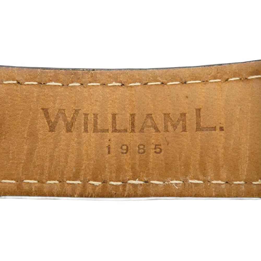 ウィリアムエル WLAC03BOCN Vintage Style Calendar ヴィンテージスタイルカレンダー 腕時計 ブラック系【中古】