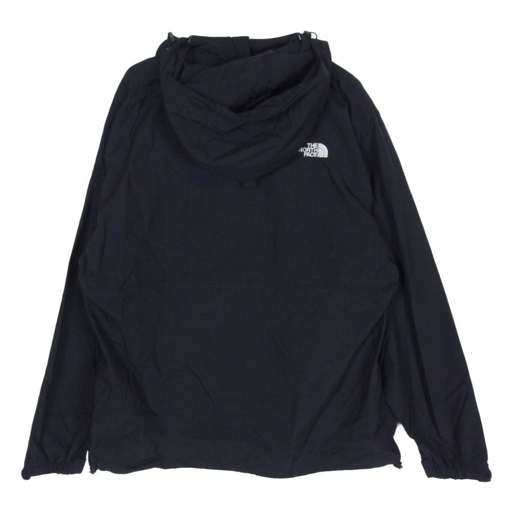 THE NORTH FACE ノースフェイス NP22333 Compact Anorak コンパクト アノラック ハーフジップ フーディー ジャケット ブラック系 M【中古】