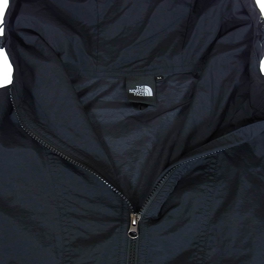 THE NORTH FACE ノースフェイス NP22333 Compact Anorak コンパクト アノラック ハーフジップ フーディー ジャケット ブラック系 M【中古】