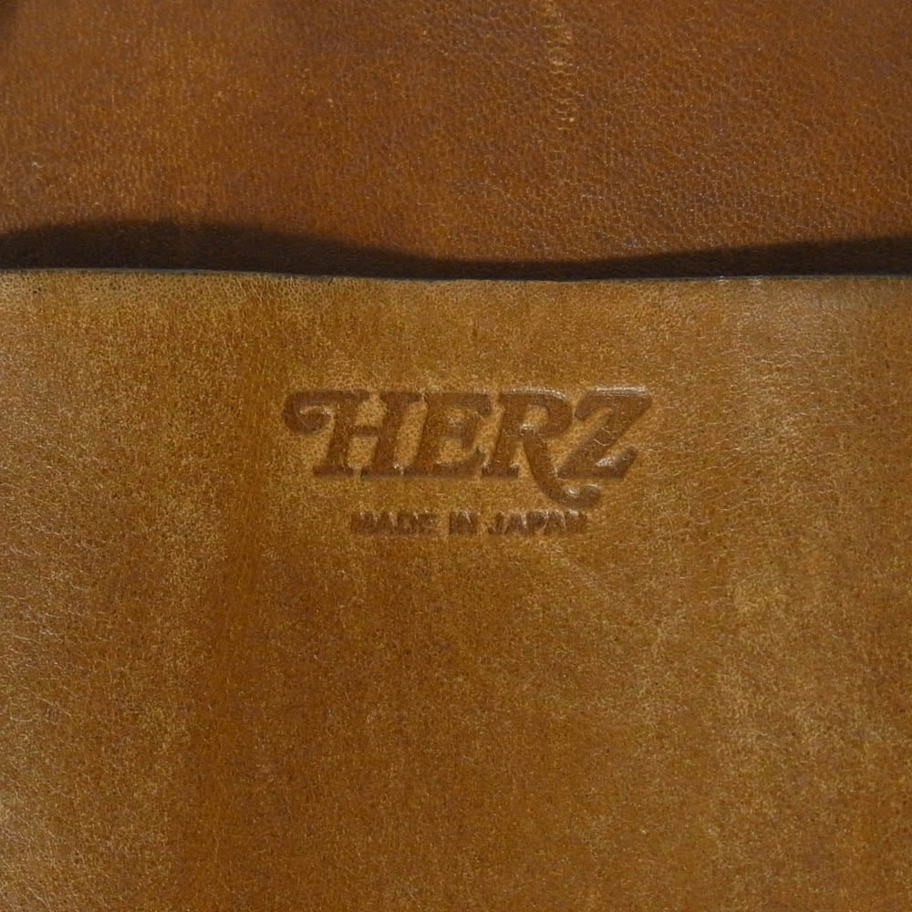 HERZ ヘルツ 2way ミニボストン バッグ ブラウン系【中古】