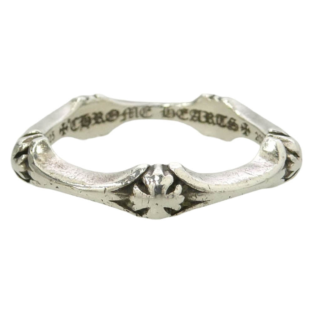 CHROME HEARTS クロムハーツ（原本無） PLUS AND BONE RING プラスアンドボーン リング シルバー系 21.5号【中古】