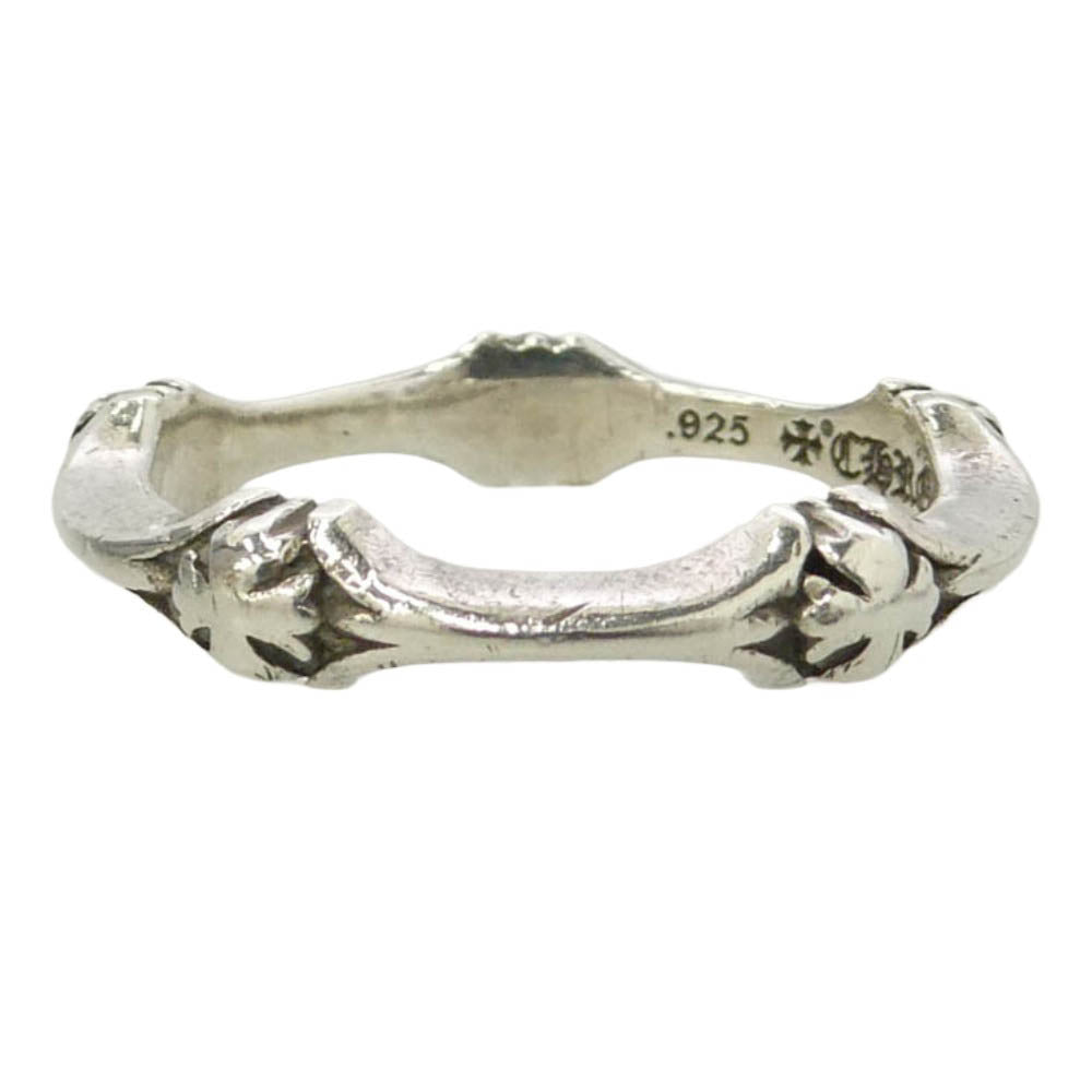 CHROME HEARTS クロムハーツ（原本無） PLUS AND BONE RING プラスアンドボーン リング シルバー系 21.5号【中古】