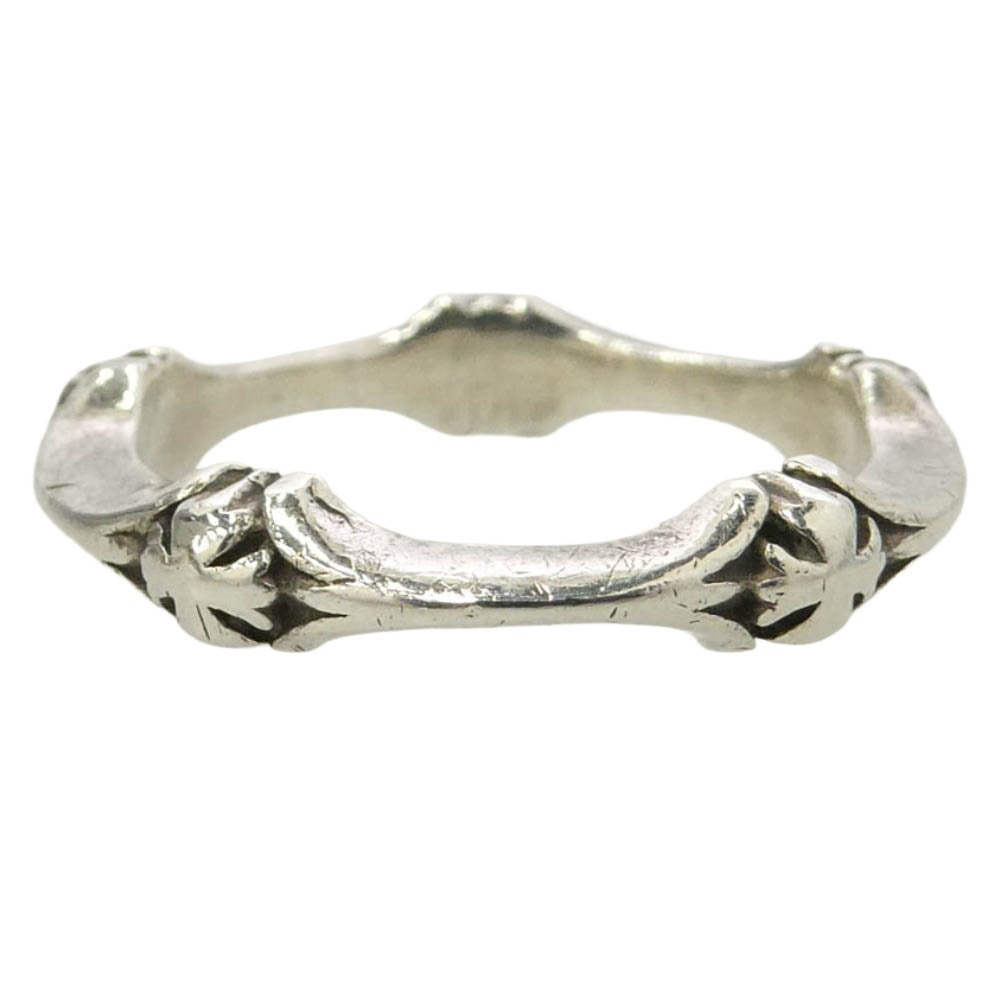 CHROME HEARTS クロムハーツ（原本無） PLUS AND BONE RING プラスアンドボーン リング シルバー系 21.5号【中古】