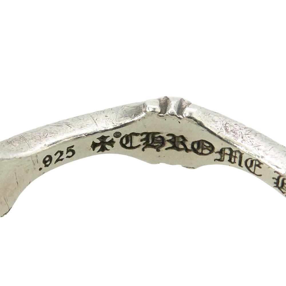 CHROME HEARTS クロムハーツ（原本無） PLUS AND BONE RING プラスアンドボーン リング シルバー系 21.5号【中古】