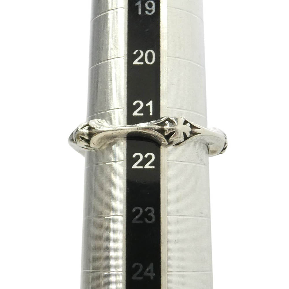 CHROME HEARTS クロムハーツ（原本無） PLUS AND BONE RING プラスアンドボーン リング シルバー系 21.5号【中古】