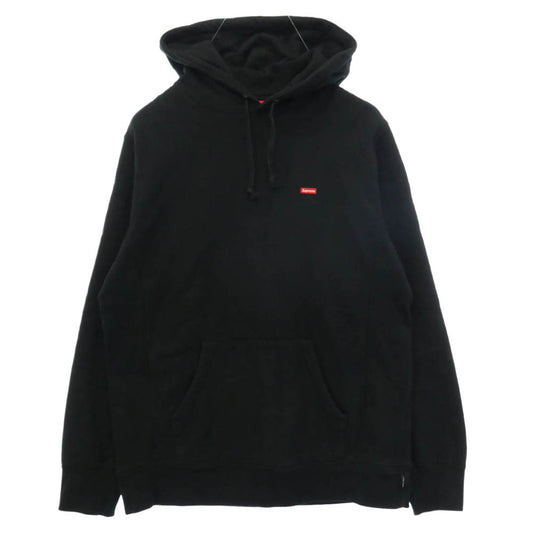 Supreme シュプリーム Small Box Hooded Sweatshirt スモールボックスロゴ フーディー プルオーバー パーカー スウェット ブラック系 M【中古】