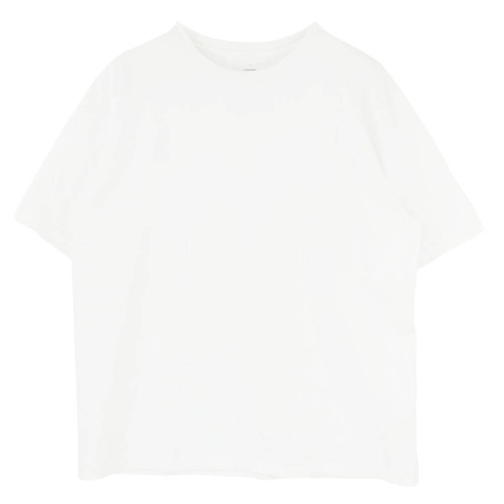 GRAPHPAPER グラフペーパー クルーネック 丸首 ショートスリーブ 無地 半袖 Tシャツ ホワイト系 3【中古】