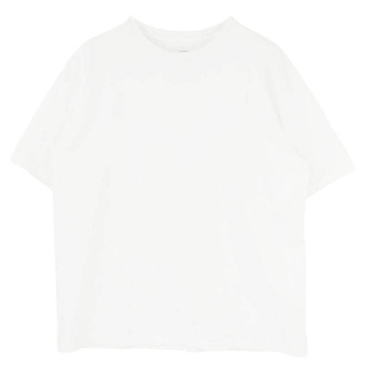 GRAPHPAPER グラフペーパー クルーネック 丸首 ショートスリーブ 無地 半袖 Tシャツ ホワイト系 3【中古】
