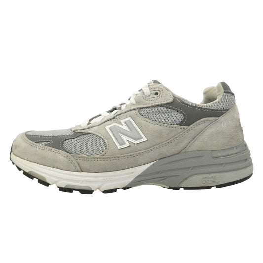NEW BALANCE ニューバランス MR993GL 993 スエード メッシュ スニーカー グレー系 シルバー系 27cm【中古】