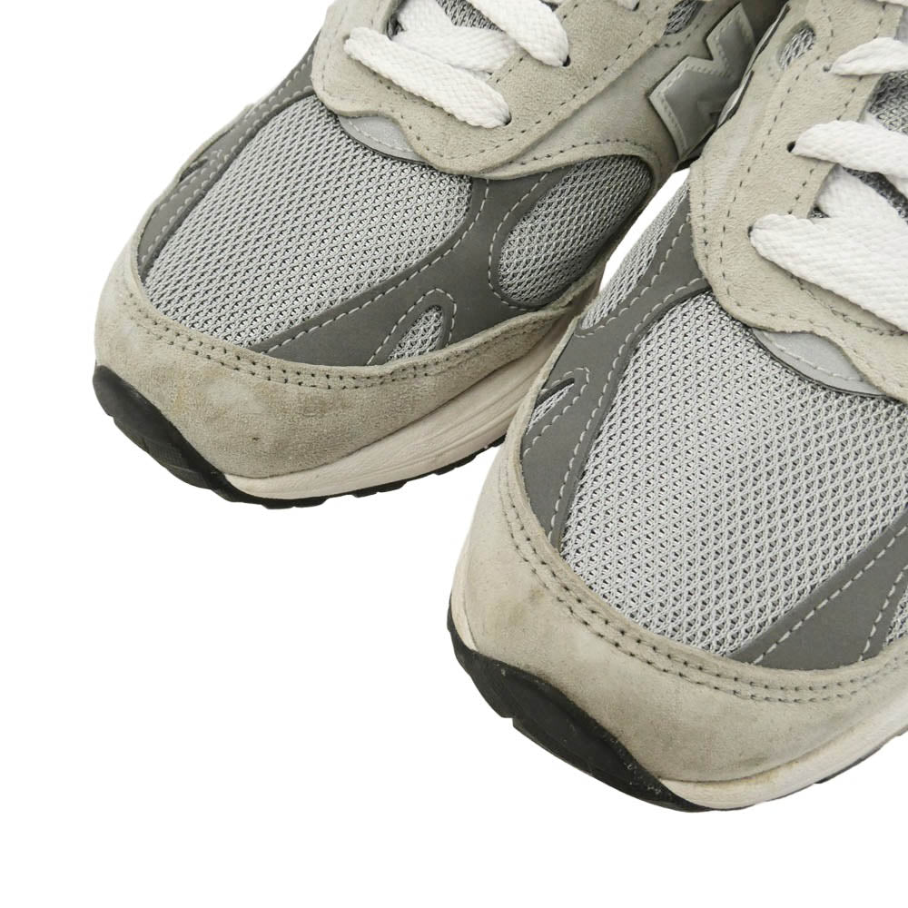NEW BALANCE ニューバランス MR993GL 993 スエード メッシュ スニーカー グレー系 シルバー系 27cm【中古】