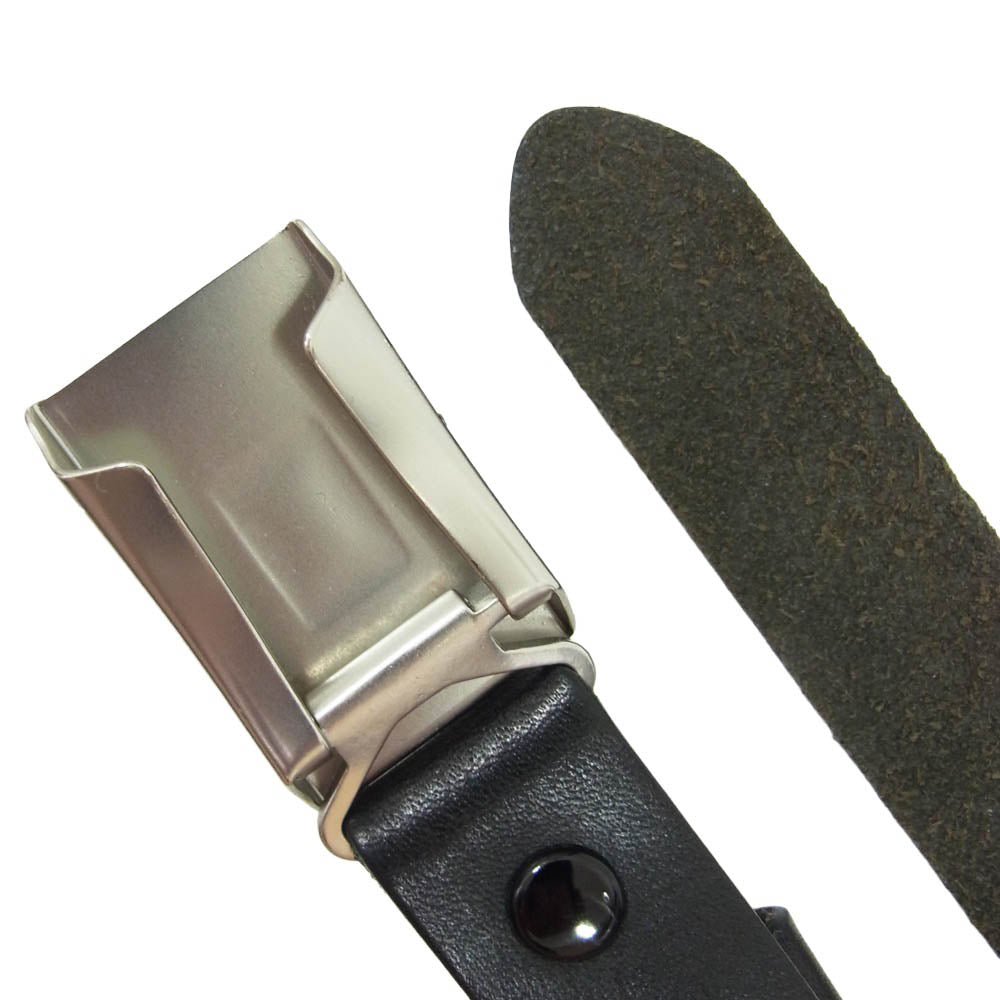 タイガタカハシ T.T LOT.003 HICKOK BELT ヒコック カウハイド レザー ベルト ブラック系【中古】