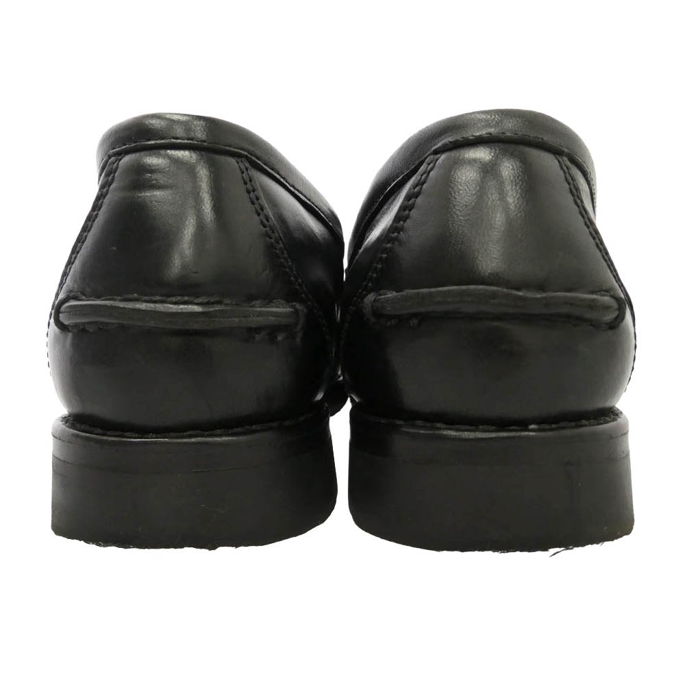 VISVIM ビズビム 26AW 0126202002006 FABRO-FOLK レザー ローファー シューズ ブラック系 M8.5【美品】【中古】