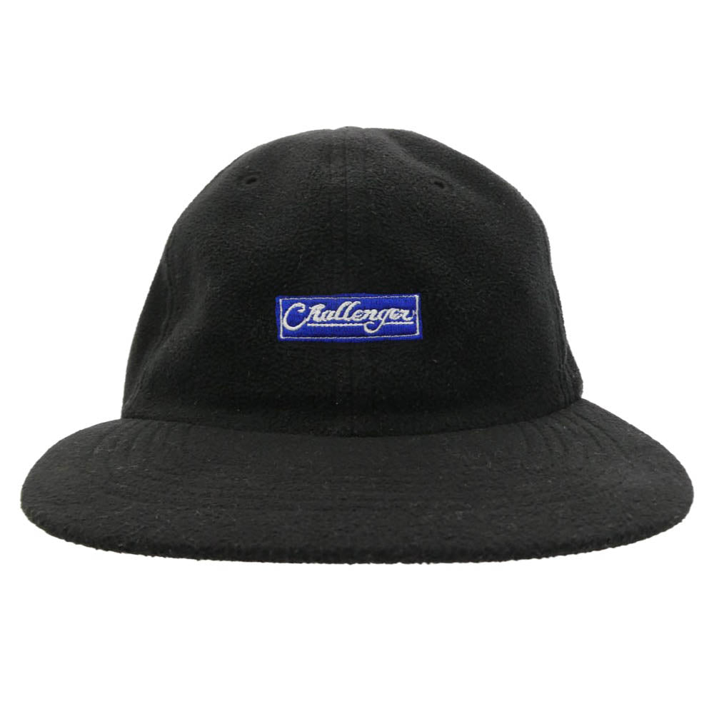 CHALLENGER チャレンジャー BAR LOGO FLEECE CAP ロゴ フリース キャップ ブラック系【中古】