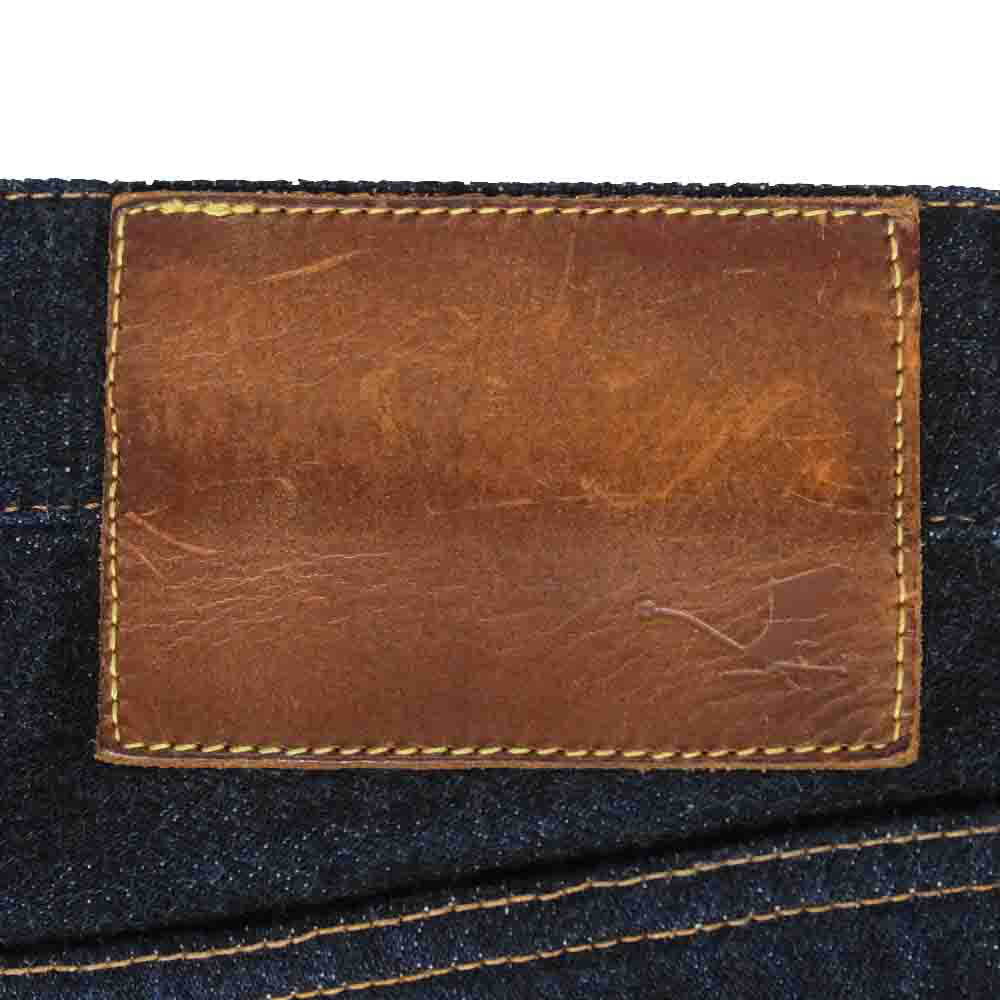 FUJITO フジト WISTERIA ボタンフライ ストレート デニム パンツ 日本製 インディゴブルー系 36【中古】