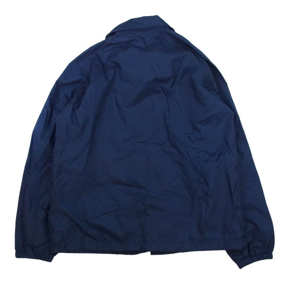 カリフォークス ロゴ ワッペン ナイロン コーチ ジャケット ネイビー系 M【中古】