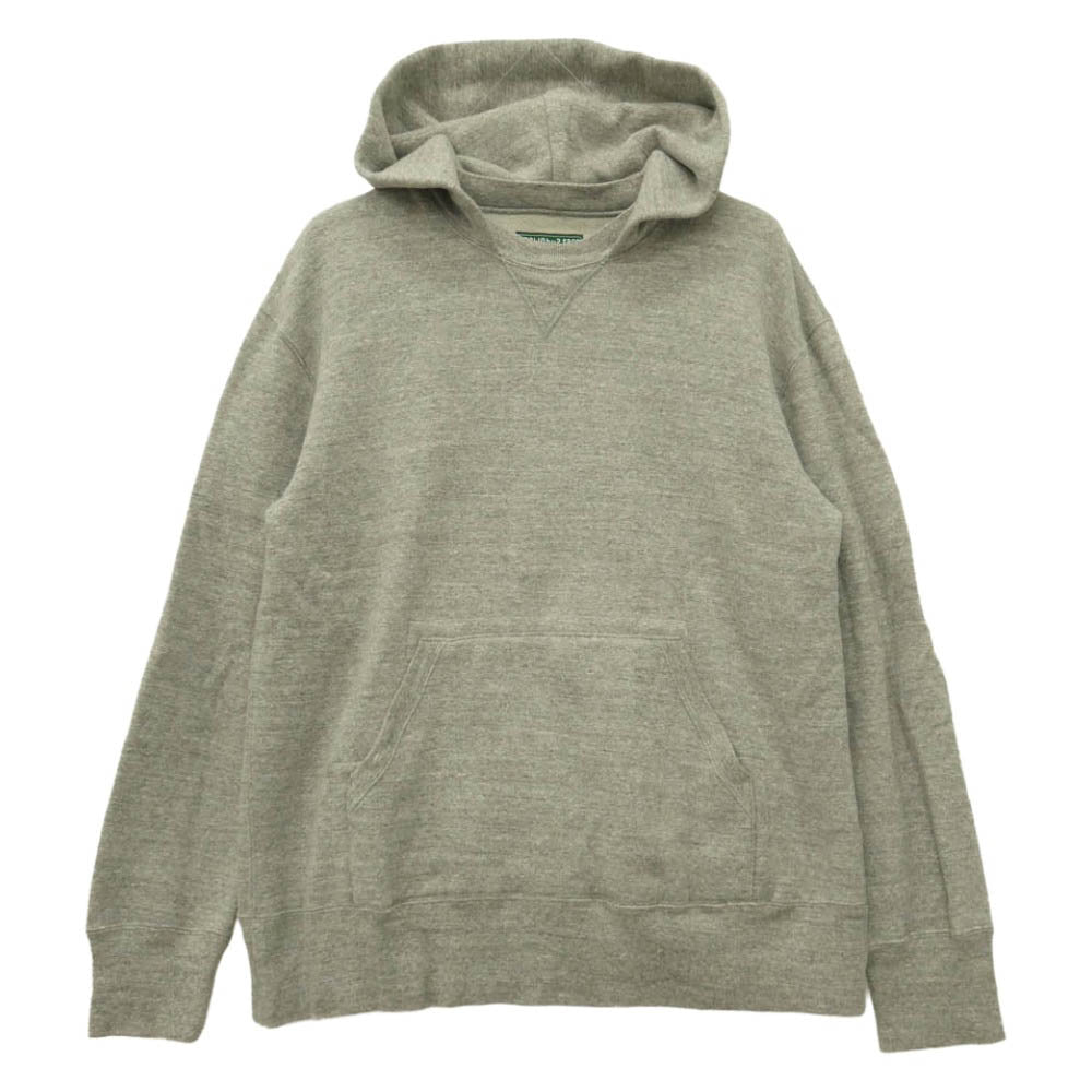 ブラウンバイツータックス GYM P/O HOODIE スウェット 後付け　プルオーバー パーカー グレー系 L【中古】