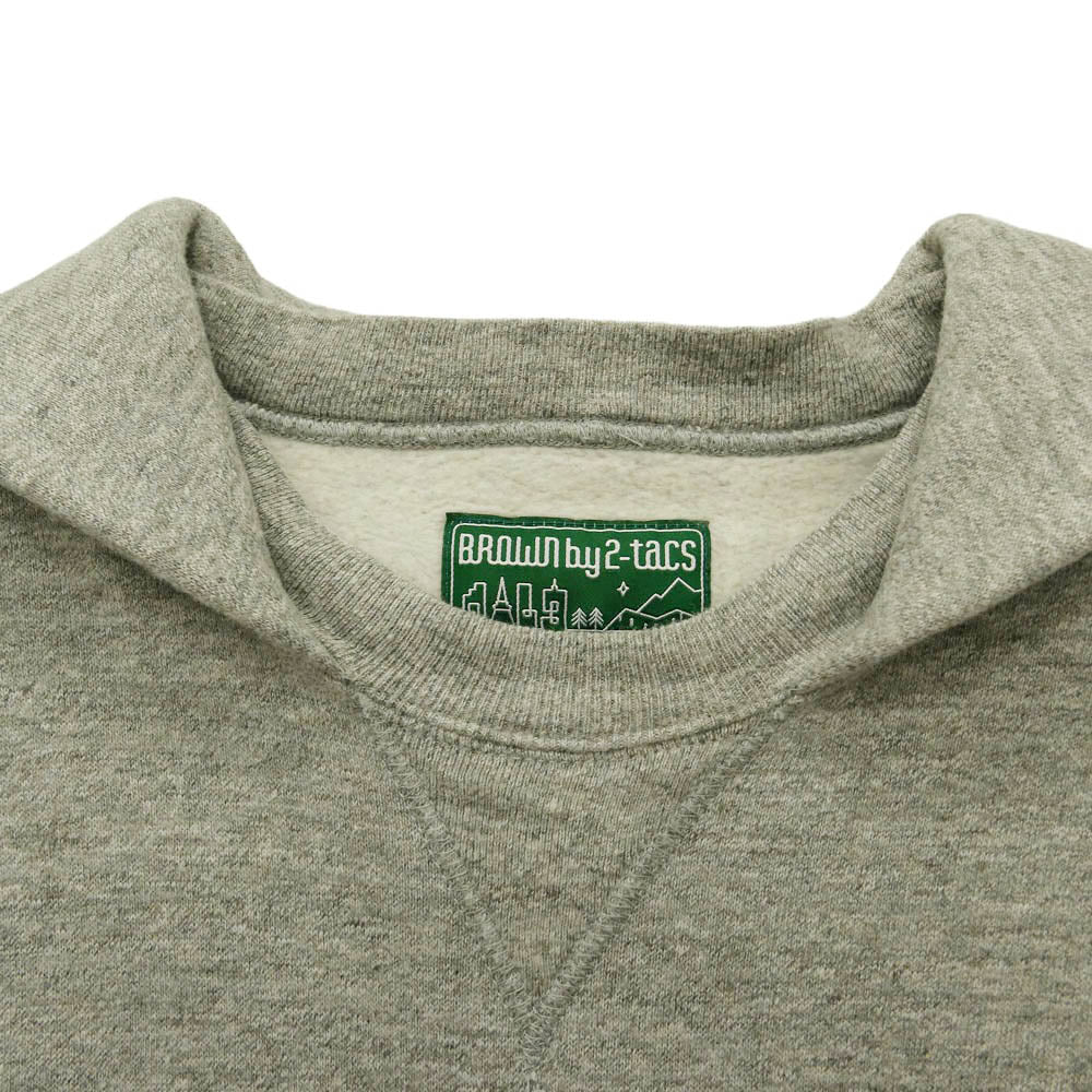 ブラウンバイツータックス GYM P/O HOODIE スウェット 後付け　プルオーバー パーカー グレー系 L【中古】