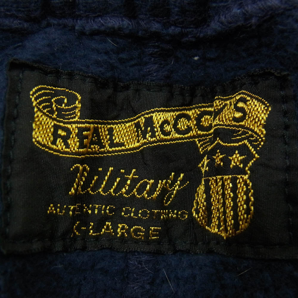 The REAL McCOY'S ザリアルマッコイズ MC20108 SWEATPANTS COAST GUARD スウェット パンツ ネイビー系 XL【中古】