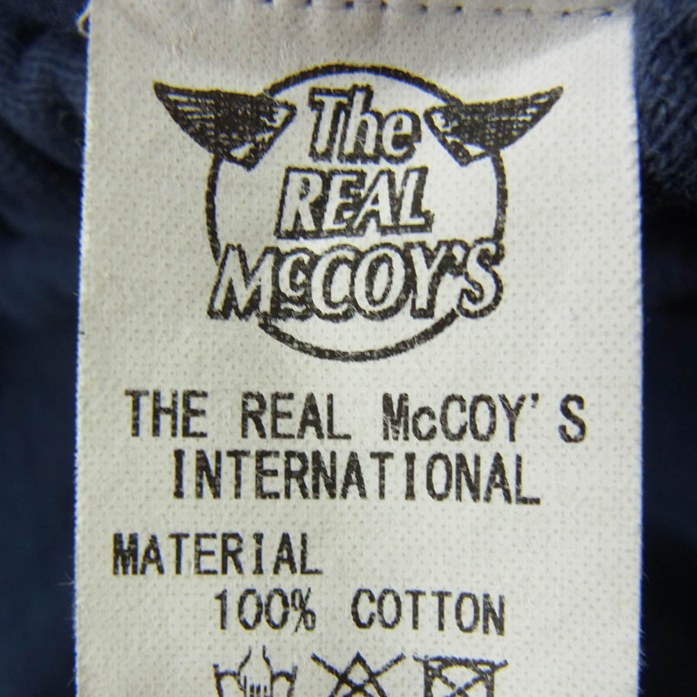The REAL McCOY'S ザリアルマッコイズ MC20108 SWEATPANTS COAST GUARD スウェット パンツ ネイビー系 XL【中古】