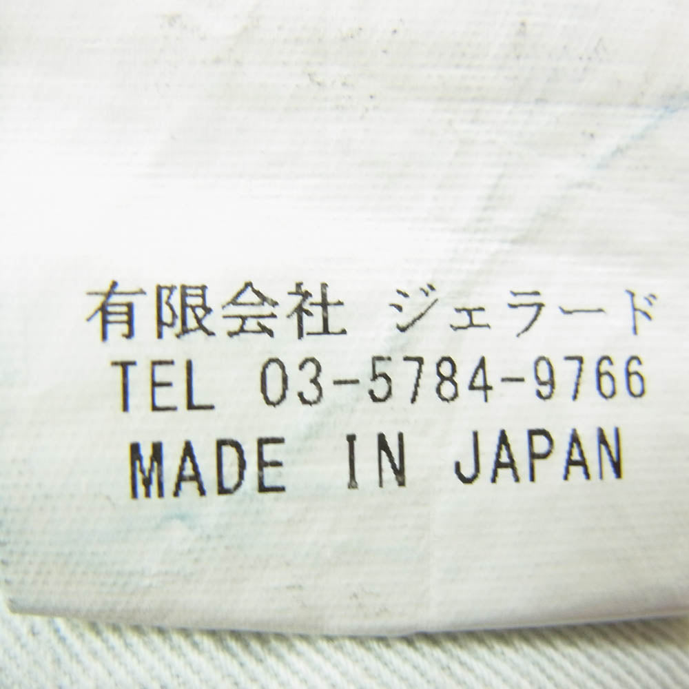 JELADO ジェラード 55Denim Last Resort 313XX ラストリゾート ストレート ワイドデニムパンツ インディゴブルー系 32【中古】