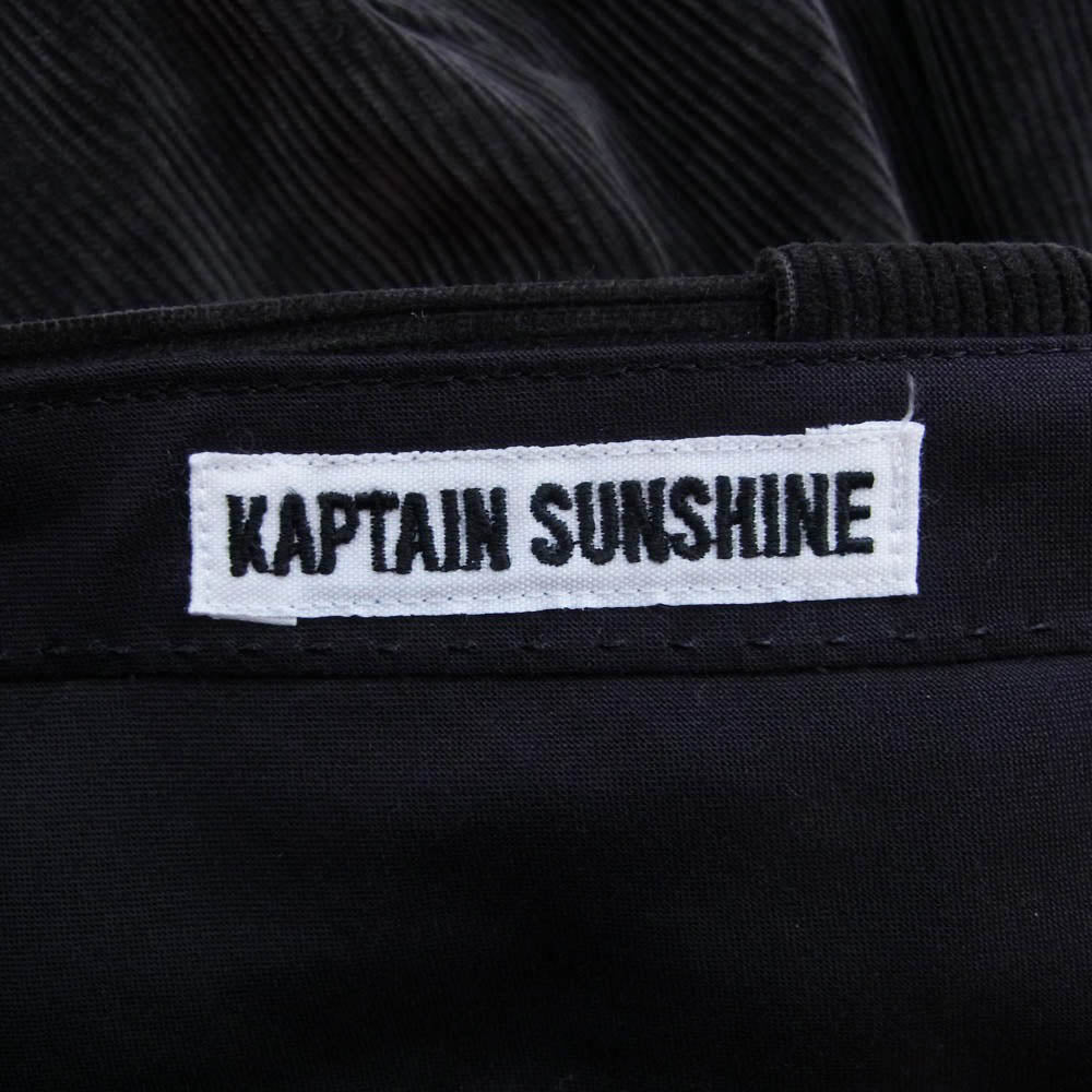 KAPTAIN SUNSHINE キャプテンサンシャイン KS24FPT10 D Slacks Suvin Cotton Corduroy コーデュロイ スラックス パンツ ブラウン系 32【中古】