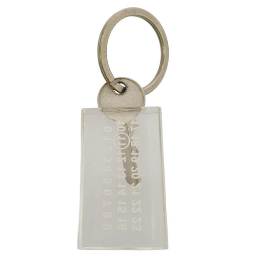 MAISON MARGIELA メゾンマルジェラ アクリル カレンダー キーホルダー キーリング クリア系【中古】