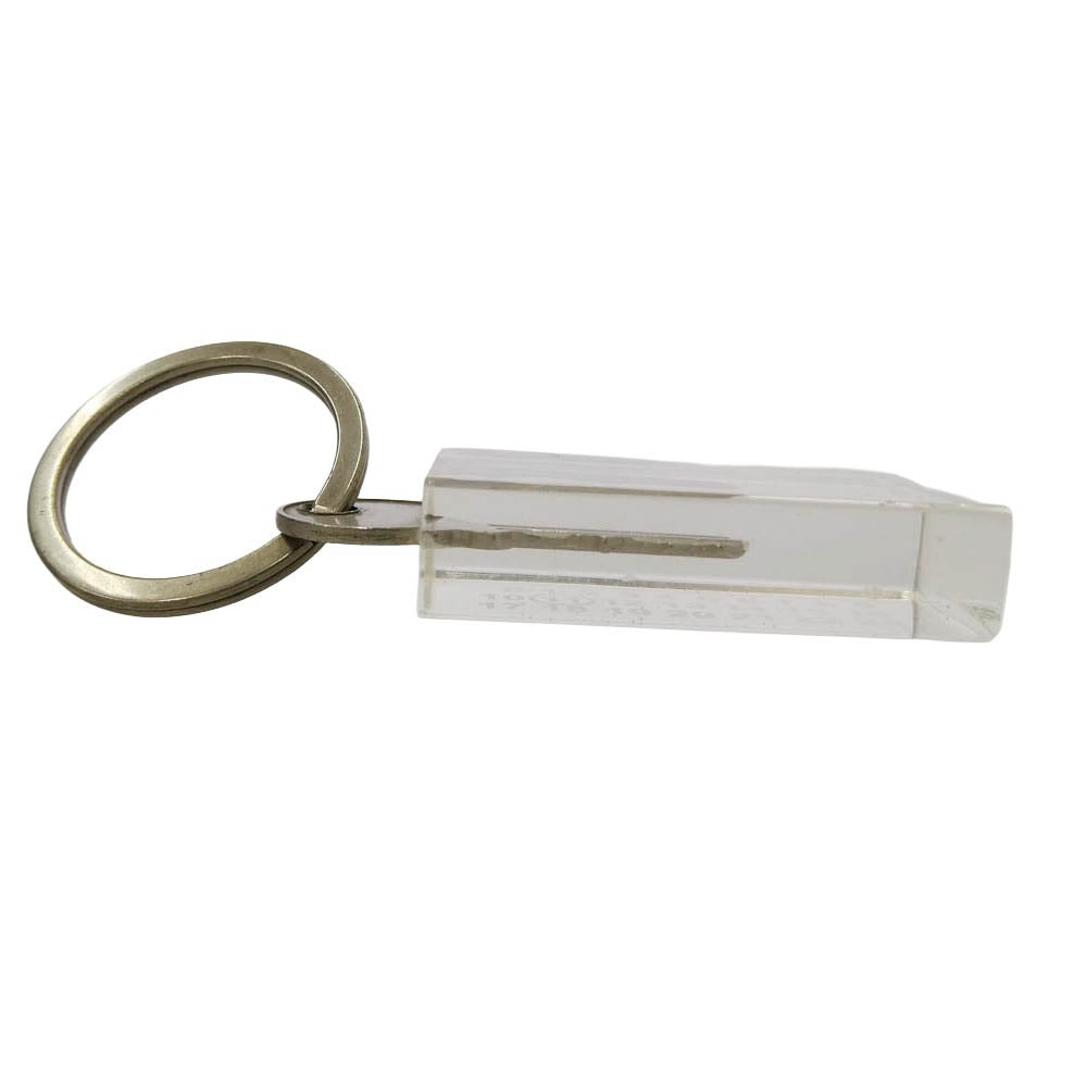 MAISON MARGIELA メゾンマルジェラ アクリル カレンダー キーホルダー キーリング クリア系【中古】