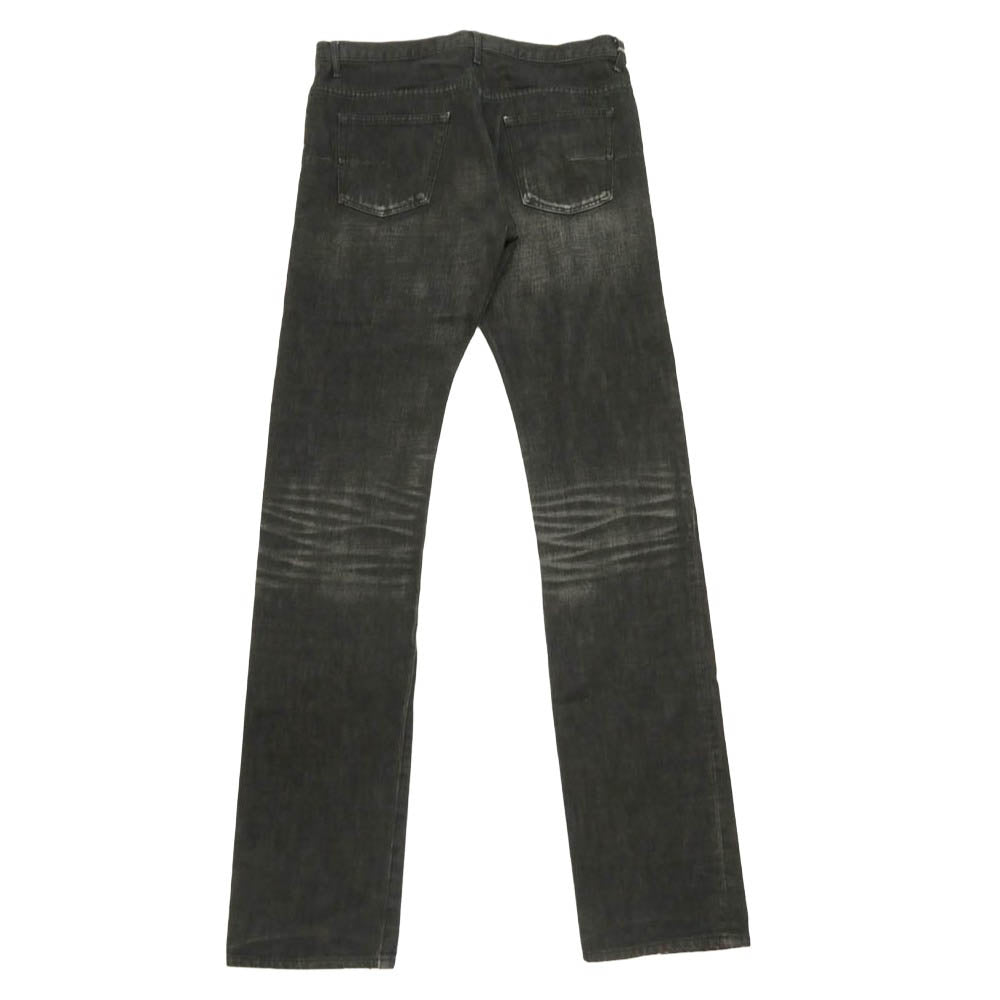 DIOR HOMME ディオールオム 03AW Hedi Slimane archive 03SS エディ期 爪跡ダメージ加工 ブラックデニム パンツ ジーンズ インディゴブルー系 32【中古】