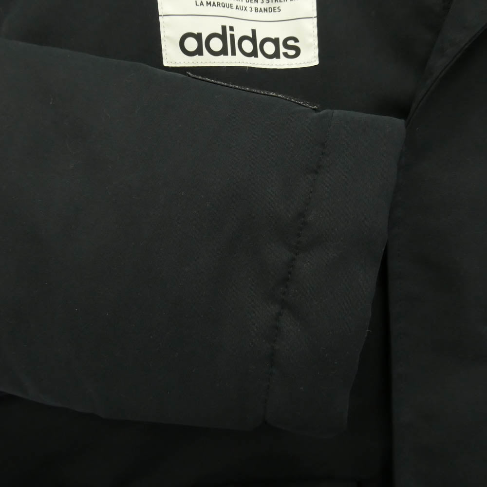 adidas アディダス H58062 2 IN 1LAYERED DOWN JACKET レイヤード ダウンジャケット フリース ベスト ブラック系 S【中古】
