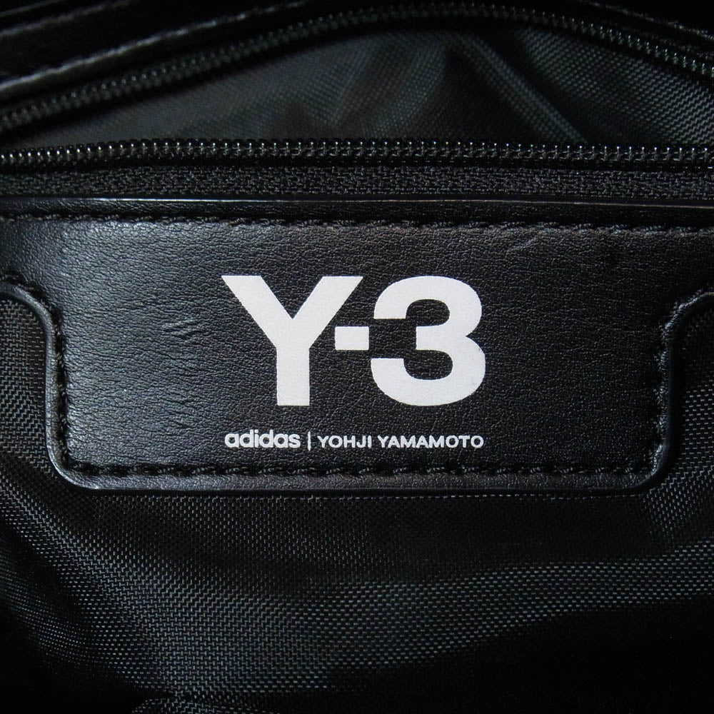 Y-3 Yohji Yamamoto ワイスリー ヨウジヤマモト DQ0638 MINI BAG 2WAY ロゴ ミニバッグ ハンドバッグ ショルダーバッグ カメラバッグ ブラック系【中古】