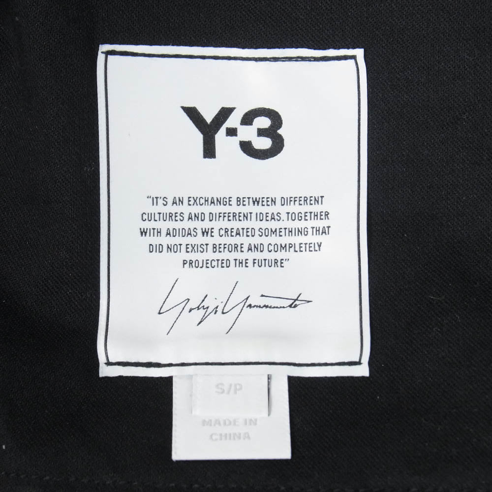 Y-3 Yohji Yamamoto ワイスリー ヨウジヤマモト 21AW HB3433 CLASSIC TECH TWILL CARGO PANTS クラシック テック ナイロン ツイル 裾リブ カーゴパンツ ブラック系 S【中古】