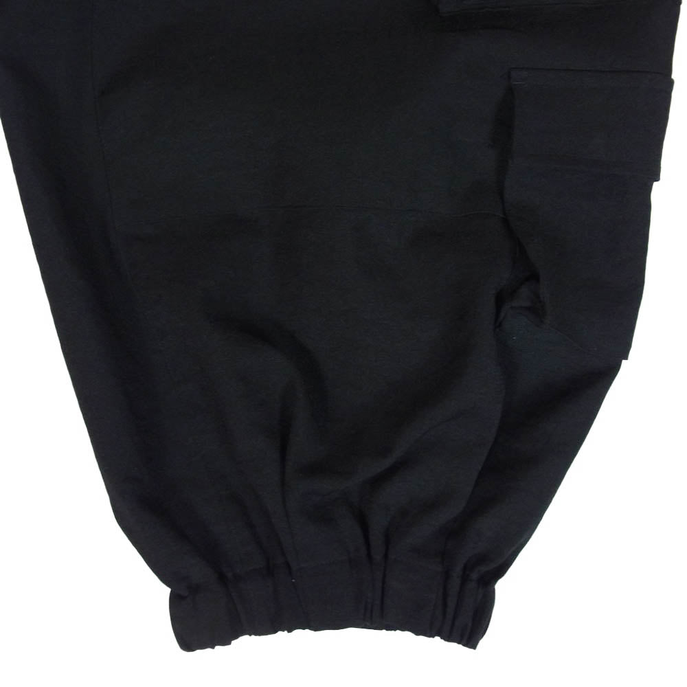 Y-3 Yohji Yamamoto ワイスリー ヨウジヤマモト 22SS HG6078 M CH1 CARGO PANTS ワイド ベルト カーゴパンツ パラシュートパンツ ブラック系 S【中古】