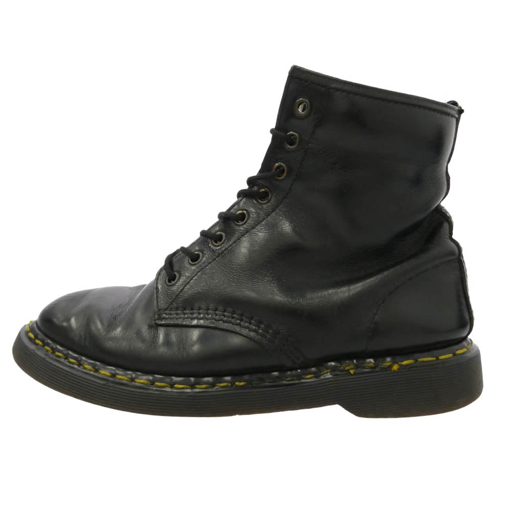 Dr.Martens ドクターマーチン MADE IN ENGLAND 英国製 8ホール ブーツ ブラック系 サイズ表記なし【中古】