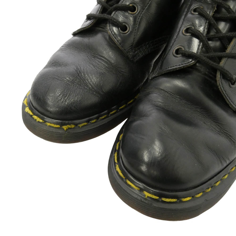 Dr.Martens ドクターマーチン MADE IN ENGLAND 英国製 8ホール ブーツ ブラック系 サイズ表記なし【中古】