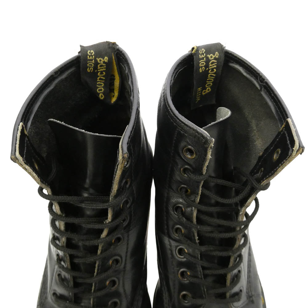 Dr.Martens ドクターマーチン MADE IN ENGLAND 英国製 8ホール ブーツ ブラック系 サイズ表記なし【中古】