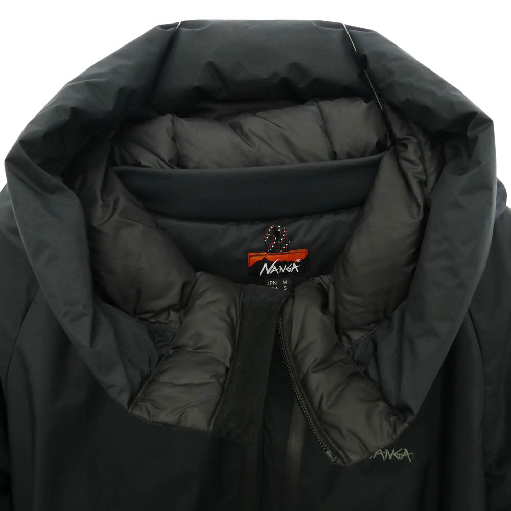 NANGA ナンガ AURORA DOWN JACKET オーロラ ダウン フード ジャケット ブラック系 M【中古】