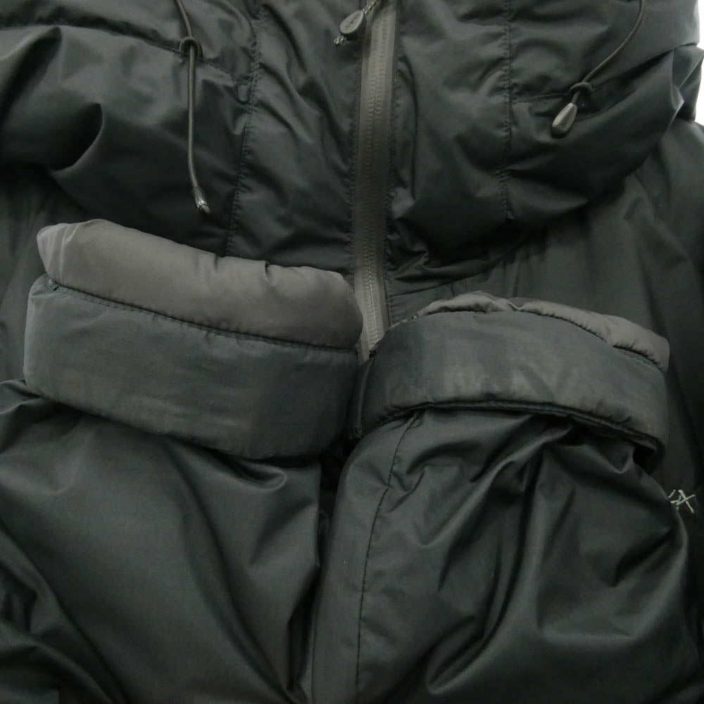 NANGA ナンガ AURORA DOWN JACKET オーロラ ダウン フード ジャケット ブラック系 M【中古】