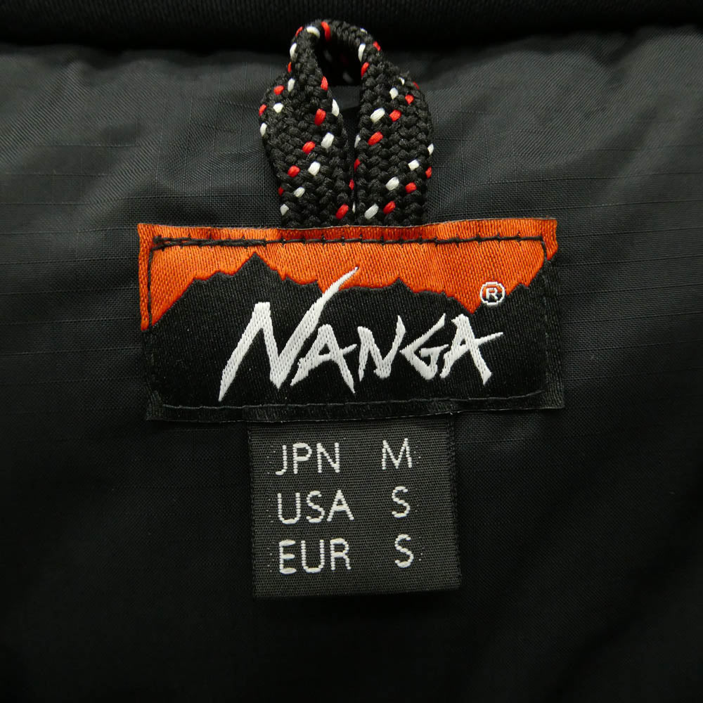 NANGA ナンガ AURORA DOWN JACKET オーロラ ダウン フード ジャケット ブラック系 M【中古】