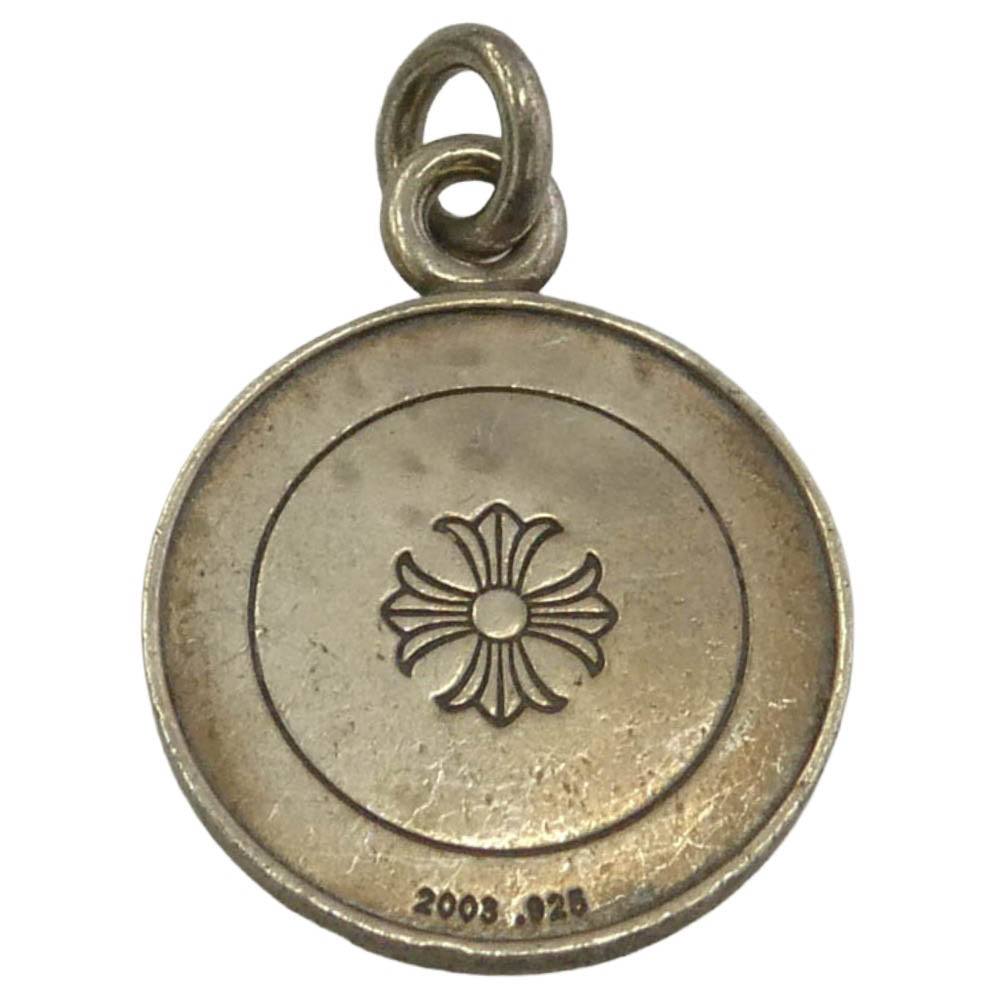 CHROME HEARTS クロムハーツ（原本無） CHRM ANGL MDL エンジェル メダル チャーム V2 ネックレストップ シルバー系【中古】
