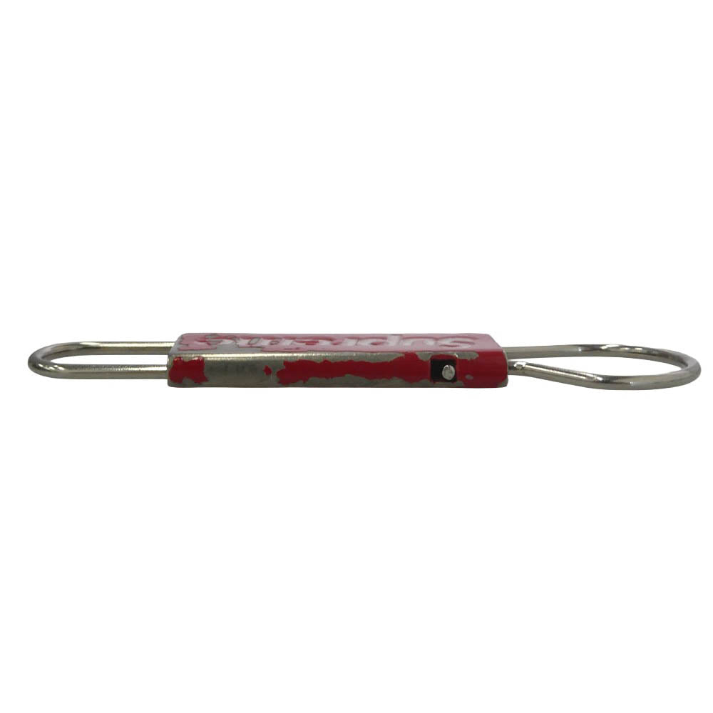 Supreme シュプリーム Clip Keychain クリップ キーチェーン レッド系 シルバー系【中古】