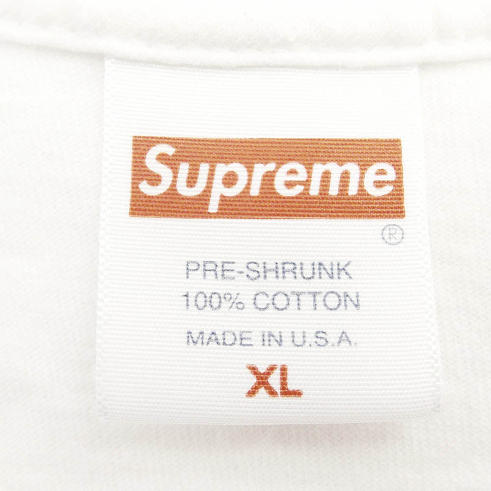 Supreme シュプリーム 22AW Catwoman Tee キャットウーマン プリント 半袖 Tシャツ ホワイト系 XL【中古】